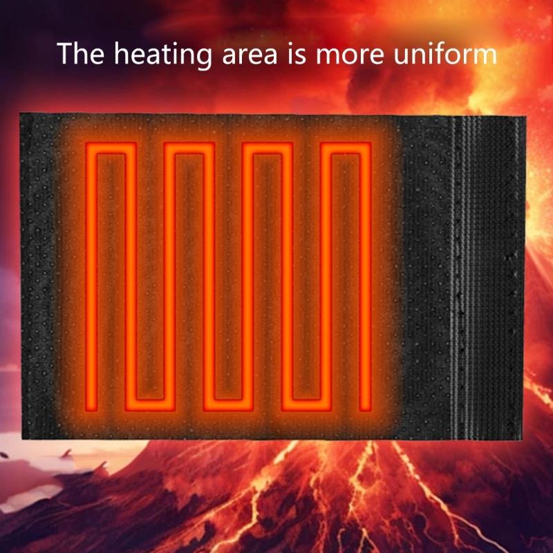 USB Heated Motorcycle Handlebar Covers with Three Adjustable Temperature Settings Rapid Heating Grips for Comfort