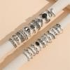 Women Bohemian Carved Unique Retro Flower Knuckle Rings Set 22 In 1
