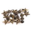 Star Shape Rivet Studs DIY Clothes Shoes Decoration Accessories with Screws 14mm