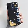 Custodia carina per Nokia 5.1/Nokia 5.1 Plus/Nokia X5/Nokia 5 Cover Shell Stampata Cover Protettiva Silicone Morbido Cartone Animato Nera