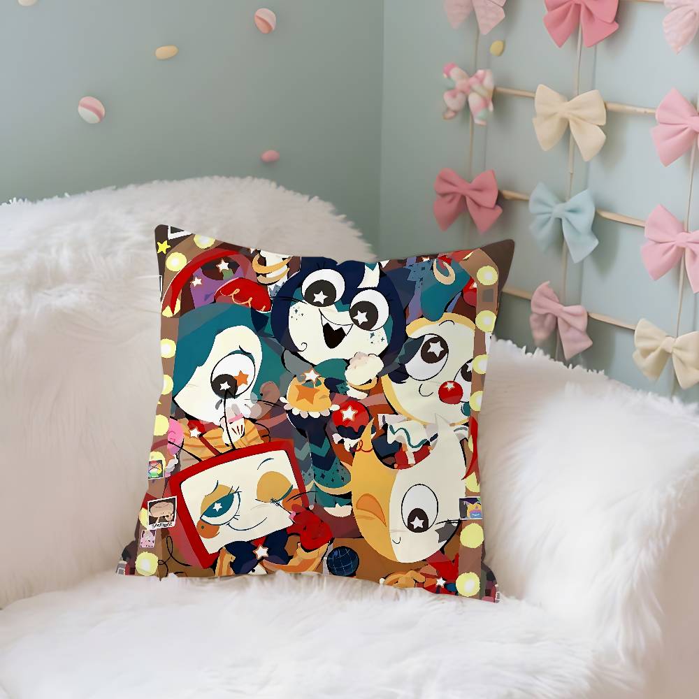 Cosmo Vee Case Plush Fabric Soft Pillowcase Double Sided Print Cushion Cover Household Gifts