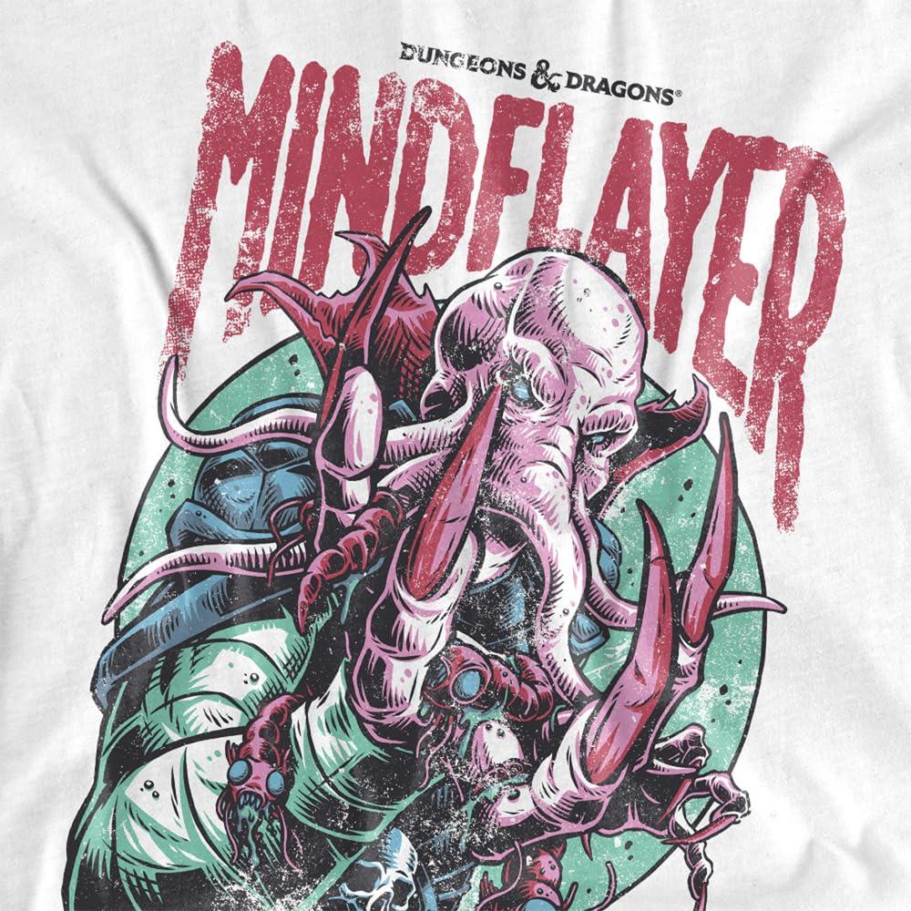 Dungeons & Dragons Mens Mindflayer Monster T-Shirt