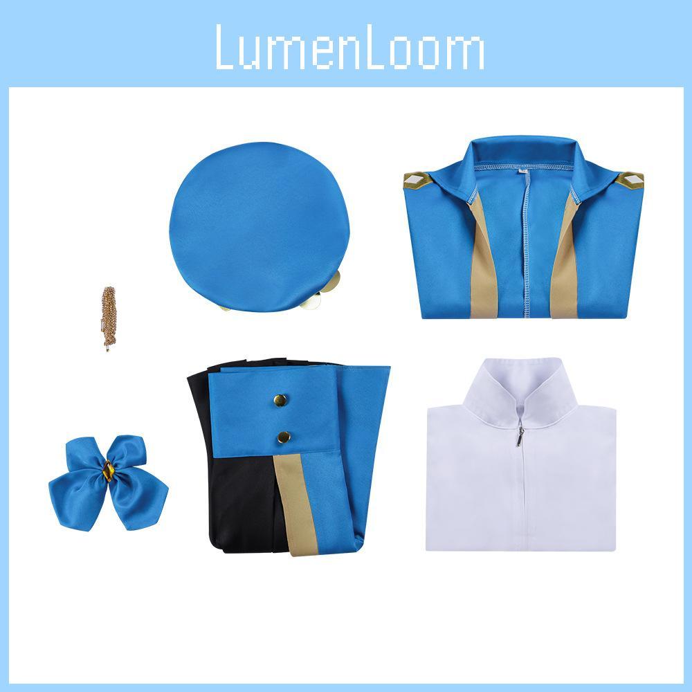 Kunon The Sorcerer Can See Jenie Koes Cosplay Costume With Polyester Fabric For Halloween Anime Fans