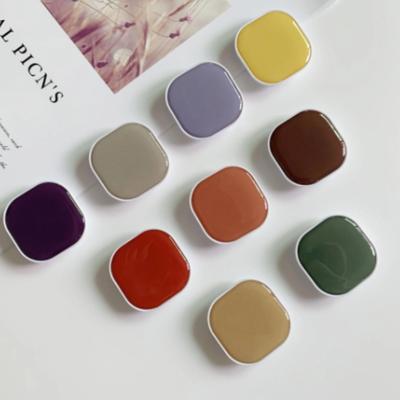 Cute Square Popping Sockets Grip Phone Holders Finger Ring Holder Griptok Stand Back Cover Clip Sticker Cellphone Accessories