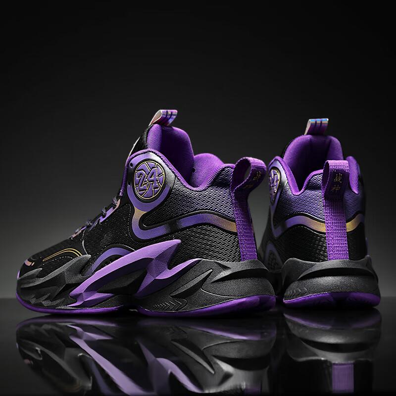 Guochao men's shoes 2025 summer actual combat friction sound high-top basketball sports shoes breathable shock absorption rebound running men