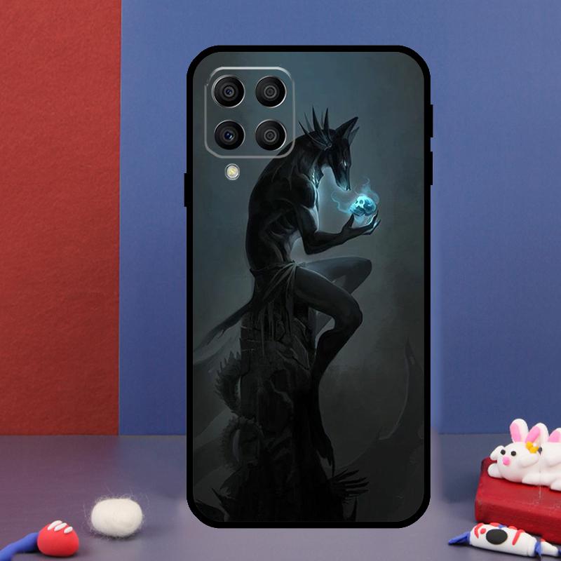 Anubis Ankh Egyptian God For Samsung Galaxy M31 M51 M33 M13 M23 M53 M15 M55 M14 M34 M54 M20 M30s M32 M52 Phone Case