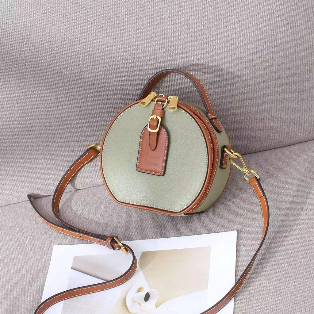 2023 Retro Koreanischer Stil Rindsleder Crossbody Schultertasche - Frühling/Sommer Edition