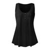 Women Summer 2022 Sleeveless Casual Color O-Neck T-Shirt Tops Blouse