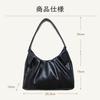 KAIYU Women's Formal Mini Shoulder Bag in Black PU Leather