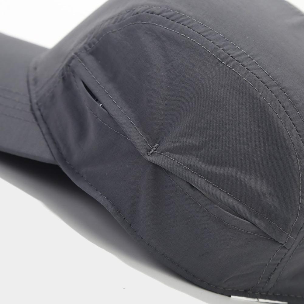 Thin Baseball Cap Drawstring Design Sun Visor Cap Casual Quick-drying Hat  Unisex