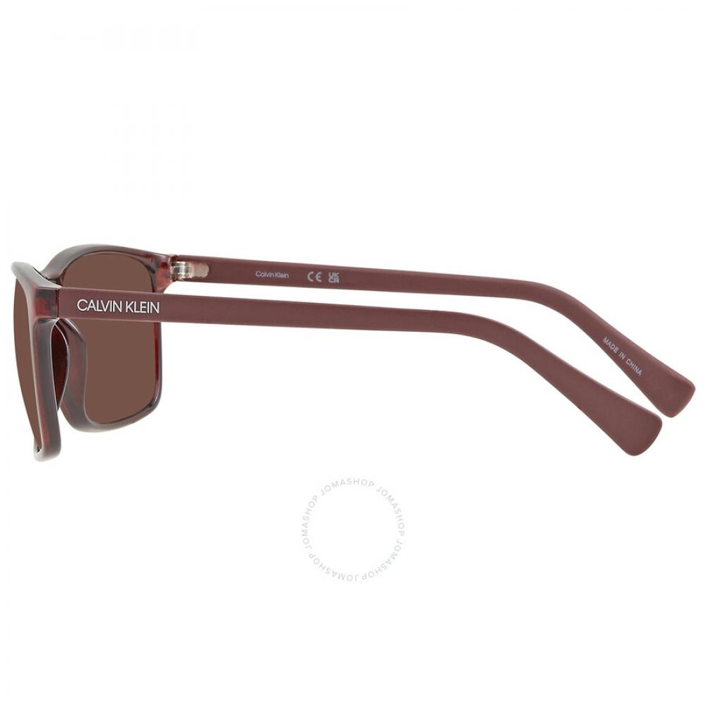 Calvin Klein Brown Rectangular Men S SunglaSSeS ck19568S 601 58