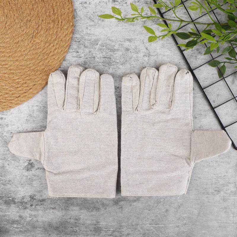 5/10/15Pair Welding Canvas Gloves Wear-Resistant And Thickened Welding Gloves Protective Labor Protection Gloves