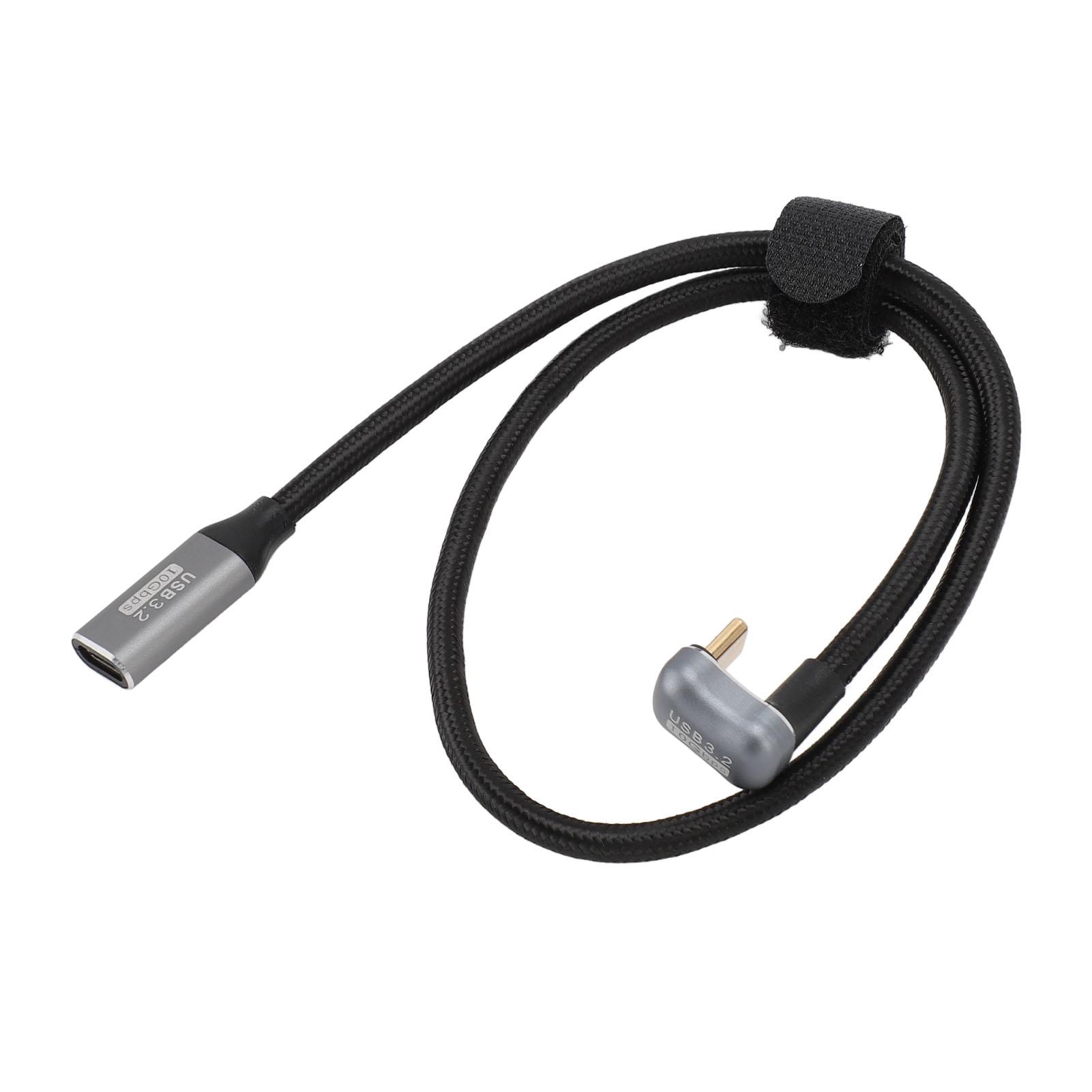 

Type C Extension Cable Professional USB3.2 Gen2 10Gbps USB C Male to Female Data Cable Supports OTG Projection Screen 50cm