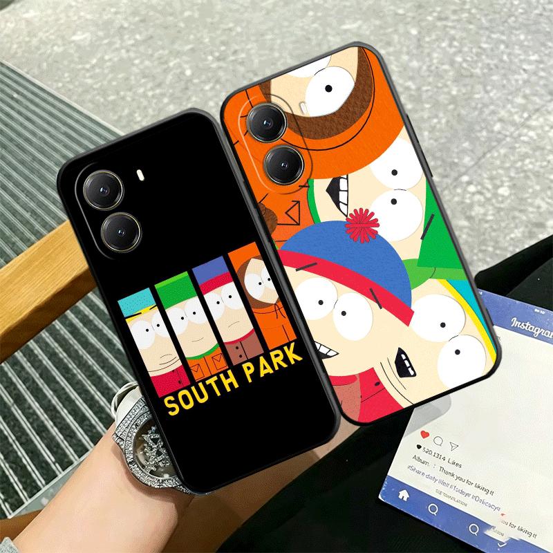 Cartoon S-South P-Parkes Soft Phone Case for Xiaomi Poco X5 X6 X7 X8 Pro Max X3 F7 F8 Ultra M8 M7 M6 M5 Redmi 15 15C 14C 13C 12C