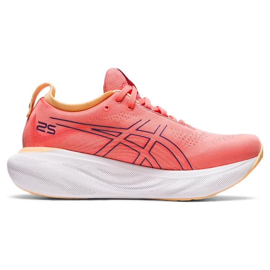 Nové Asics Gel Nimbus 25 Papaya Dusty Purple Dámské 1012B356-700