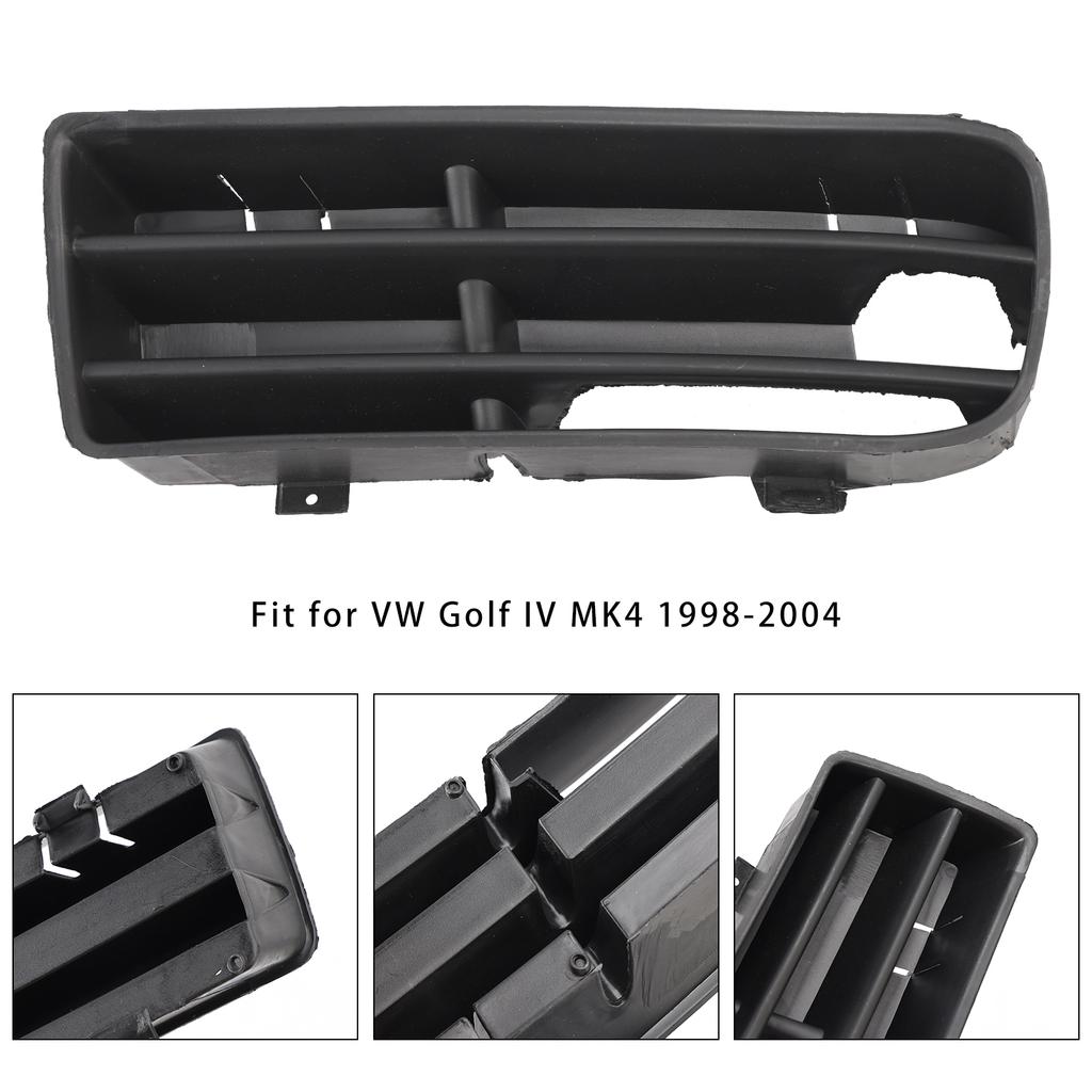 Front Left Side Bumper Grille Fog Light Grill For VW Golf IV MK4 1998-2004