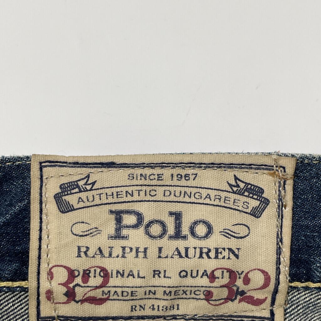 Polo Ralph Lauren [Domestic Regular] USED Button Fly Denim Pants/ Bottoms 32 blueUsed