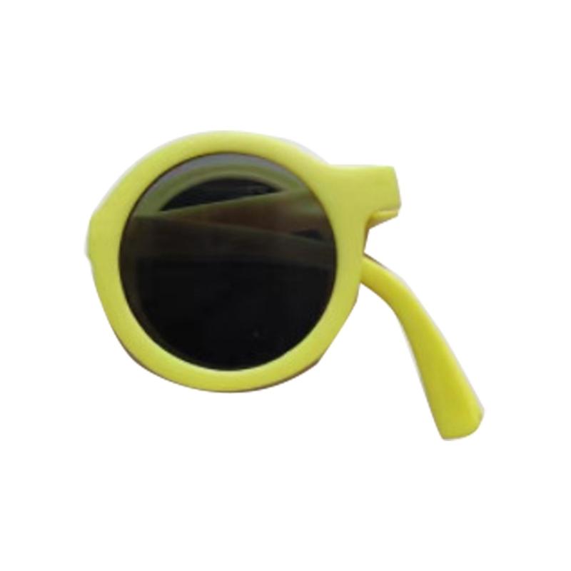 Upgraded Kids Toddler Sunglasses Foldable Pocket-size Kids Round Sunglasses Gift