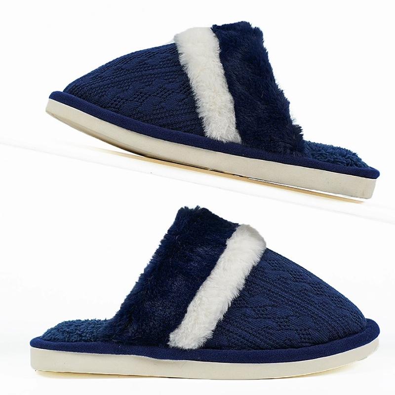 

Модные зимние теплые хлопковые тапочки из искусственного меха для женщин, тапочки-слайды с круглым носком, плюшевые тапочки для женщин, разноцветные нескользящие хлопковые тапочки для женщин 44-45