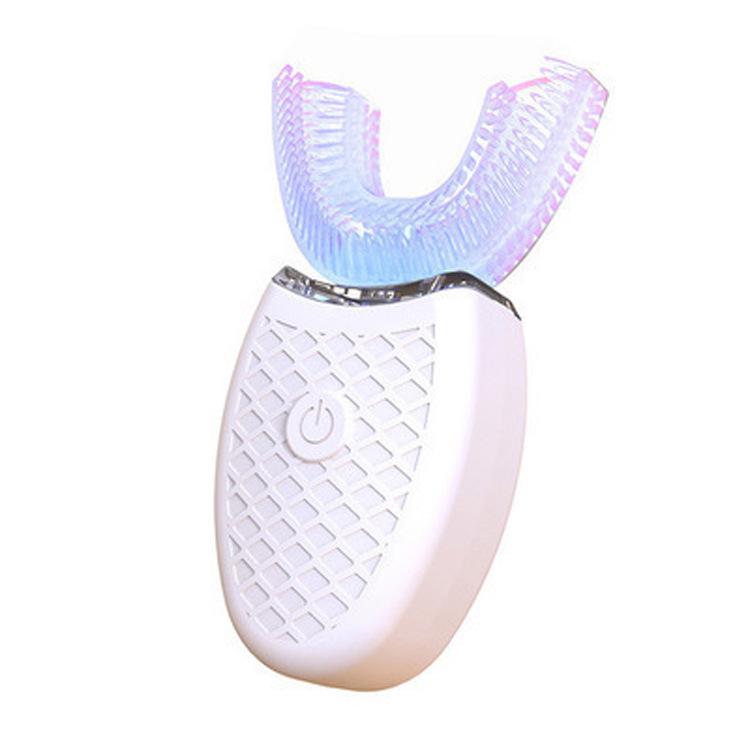 Ultrasonic U-Shaped Waterproof Electric Toothbrush for Whole Mouth Cleaning