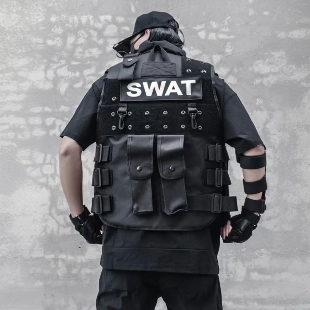 Pockets Vest Outdoor Waistcaot Training Waist Coat Paintball Security Guard Vests