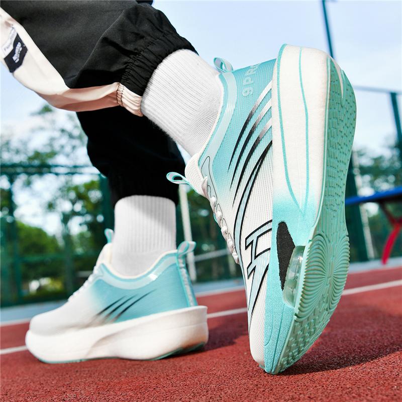 Men New Sport Sneakers Men's Carbon Plate Ultra Light Breathable Mesh Running Shoes Cosy Rebound Versatile Outdoor Running Shoes