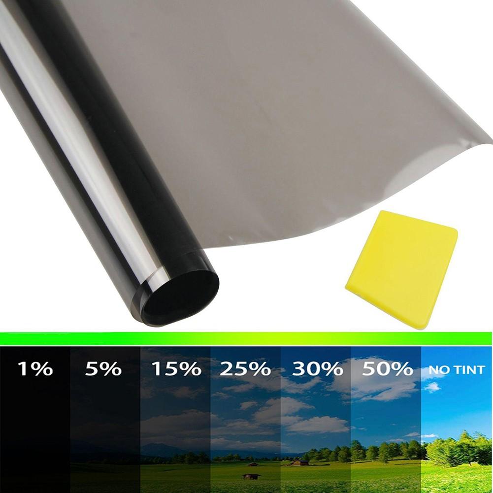 300X50CM Tinted Film Black Car Glass High Quality New