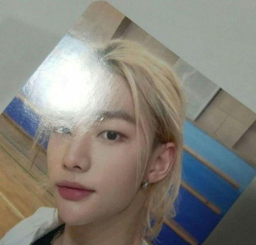 [USED] stray kids hyunjin in school shopee store bonus trading card
