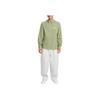 Nike Club Woven Zip Comfort Breathable Running Jacket Men Jackets Oil-Green White FB7398-386