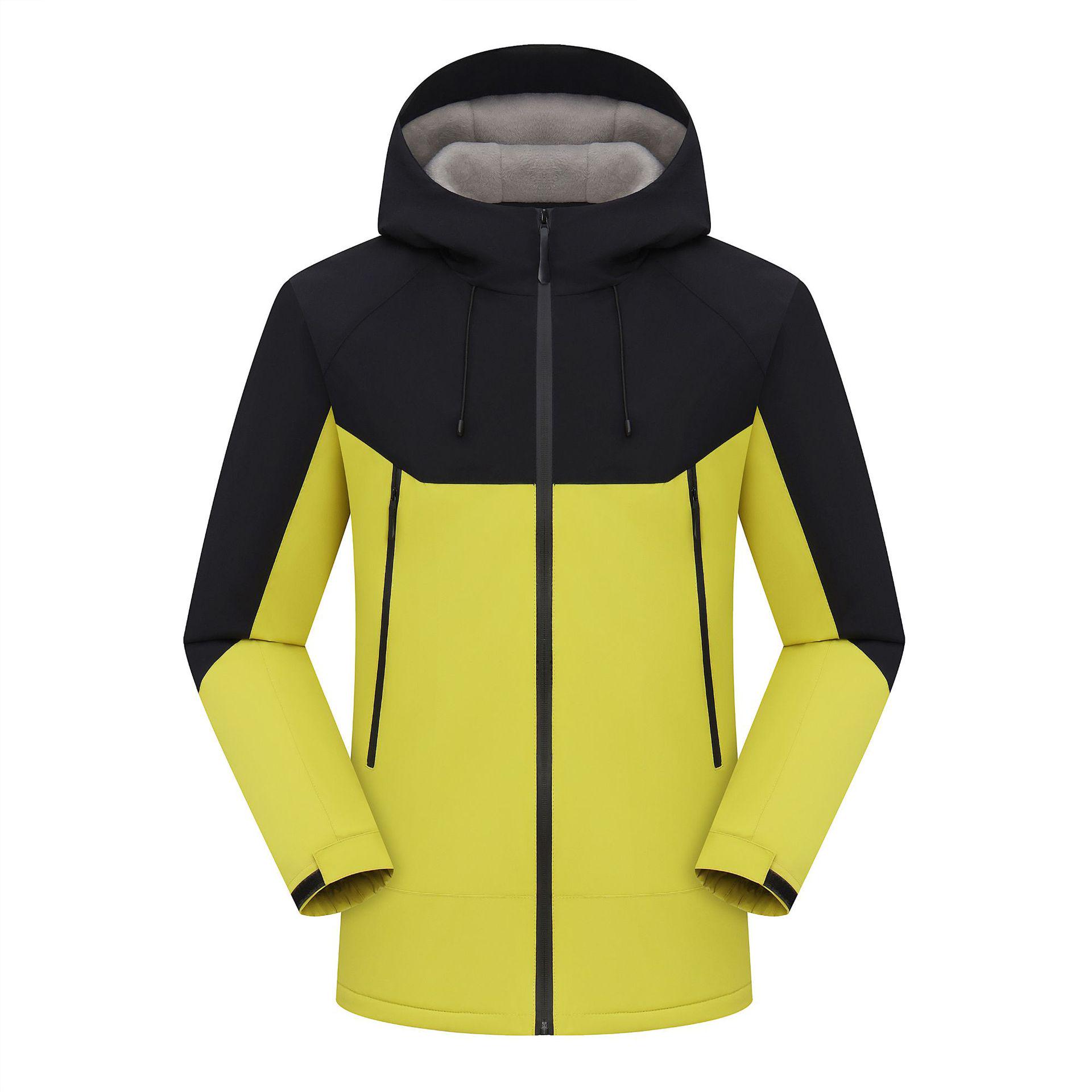 Индивидуальная толстая ультрамягкая цельная зимняя ветрозащитная водонепроницаемая износостойкая альпинистская куртка S