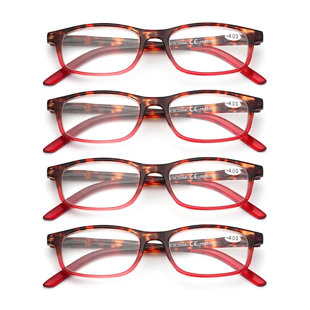 

Turezing Reading Glasses Spring Hinges Men Women with Rectangular Frame HD Magnifier Reader Eyeglasses 6