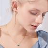 VENTFILLE Silver Color Necklace for Women Girl Gift Blue Sea Whale Mermaid Tail Jewelry Dropship Wholesale