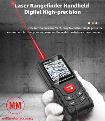 Laser Rangefinder Handheld Digital High-precision Laser Measure IP54