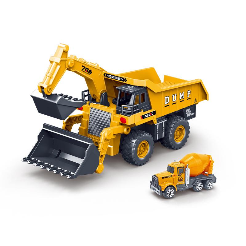

Children s Toys Inertial Digging Bulldozing Catapult Track Engineering Vehicles Story Machines Kindergarten Gifts
