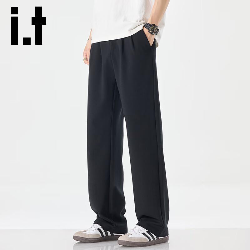 Izzue IT Men's 2025 Loose Straight-Leg Casual Trousers