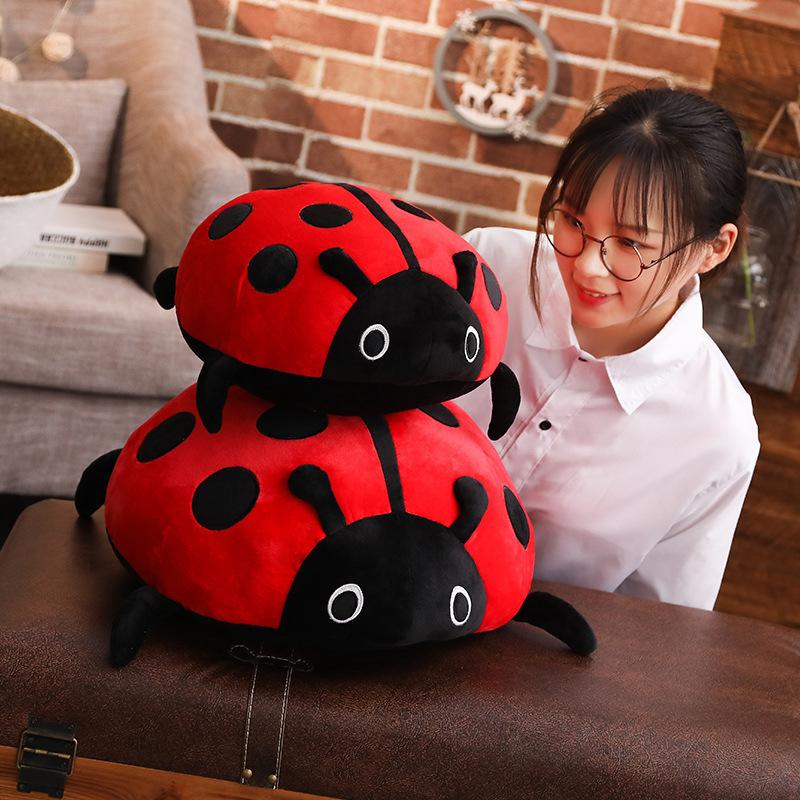 Coccinella Sette Stelle Bambola Coccinella Tartaruga Dorata Peluche Bambola Verme Bambola Creativa