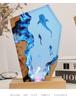 NEW Dolphin Diver Resin Lamp Marine Art Home Decoration Craft High-end Atmosphere Decorative Piece Special Gift