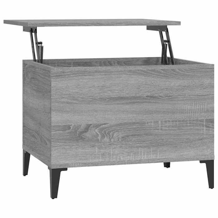 819578 vidaXL Table basse Sonoma gris 60x44,5x45 cm Bois d'ingénierie
