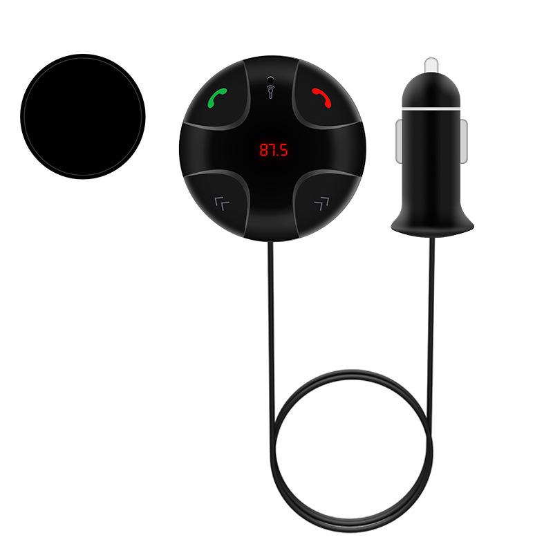 

Handsfree Wireless Bluetooth FM Transmitter Car Kit Mp3 Player with USB Charger black #1