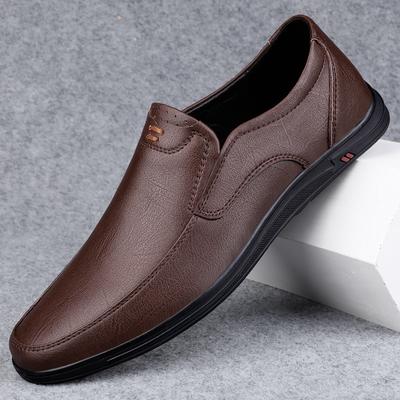 Genuine Leather Men Loafers Luxury Brand Casual Slip On Loafers Men Moccasins Fashion Italian Male Driving Shoes Men Moccasins