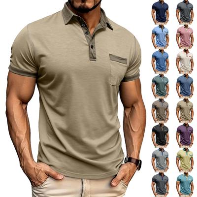 Men's Casual Button-Down Collar Short-Sleeve Shirt