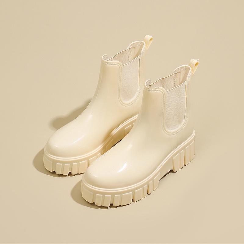 Yuzhihao Women s Candy Color Mid-Calf Rain Boots - Outdoor Thick Sole, Waterproof, Slip-On Design. 3 UK (36 EU)