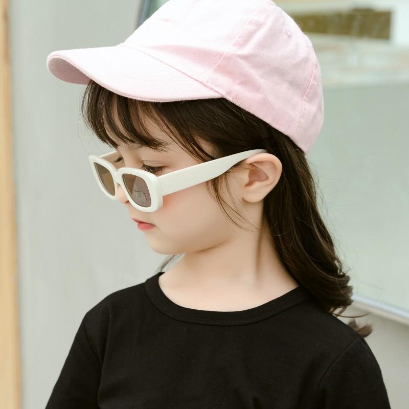 Vintage Small Frame Sunglasses Classic Summer Sunproof Eyewear for Children Boys Girls Outdoor Travel Goggle Shades Sun Glasses