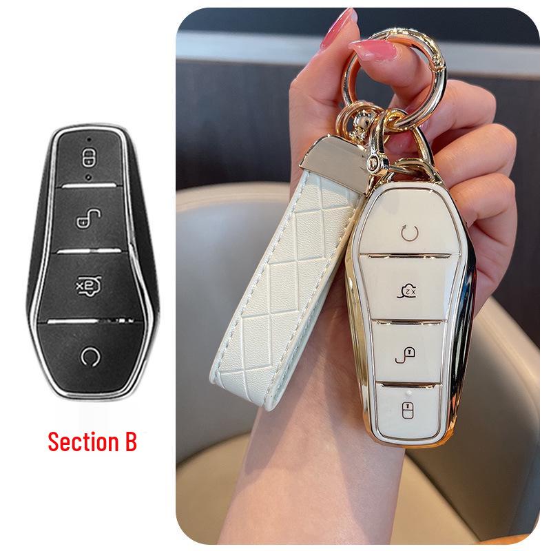 

Чехол для ключа BYD Han для Dolphin, Qin Plus DMI, Song Pro, Tang DMI, Woman Plus, Yuan Pro, Seal EV