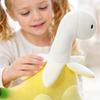 Soft Dinosaur Plush Toy with Peel Collar, Cute Yellow Dinosaur Stuffed Animal, Fun Gift for Kids