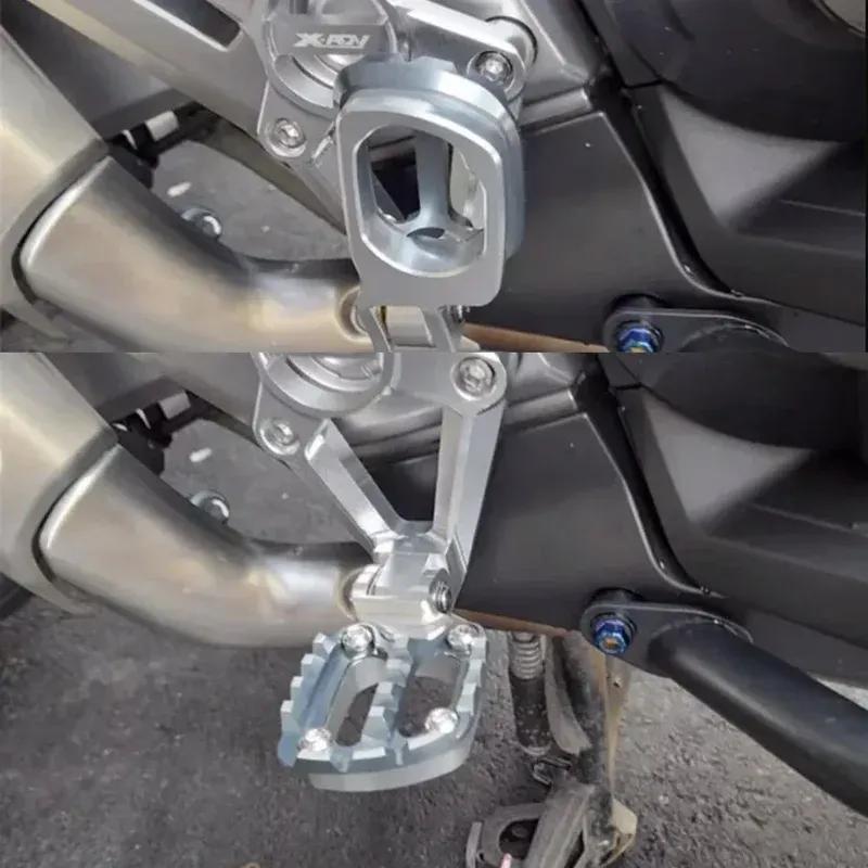 For HONDA XADV X-adv 750 XADV750 2018 Motorcycle Aluminum Alloy Rear Pedal Foot Stand Folding Footrests Passenger Foot