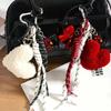 Braided Rope Keychain Bag Charms Handbag Hanging Ornament Bag Accessories Backpack Pendant Charm for Women Girls Gifts