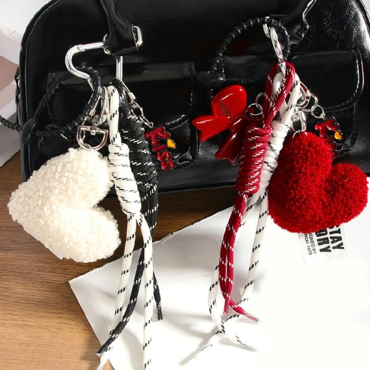 Braided Rope Keychain Bag Charms Handbag Hanging Ornament Bag Accessories Backpack Pendant Charm for Women Girls Gifts