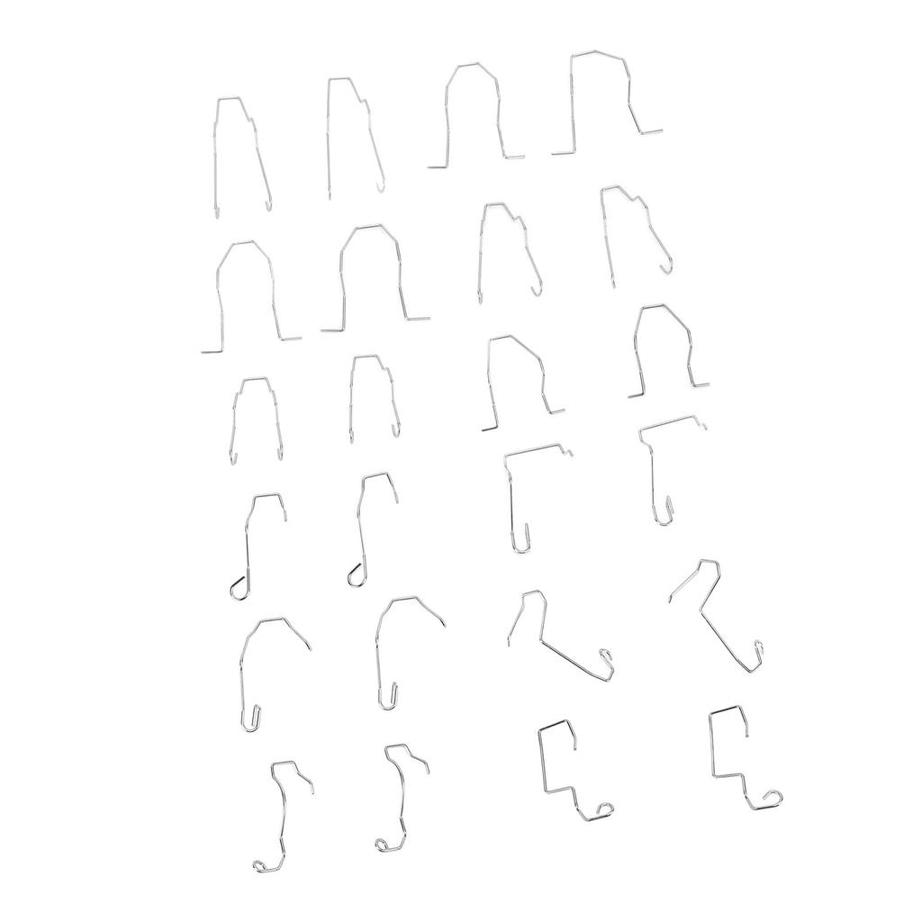 24 szt. Klips do żarówki samochodowej Stal nierdzewna Odporny Uniwersalne dopasowanie Sprężysty klips mocujący do reflektorów Żarówki H1 H3 H4 H7