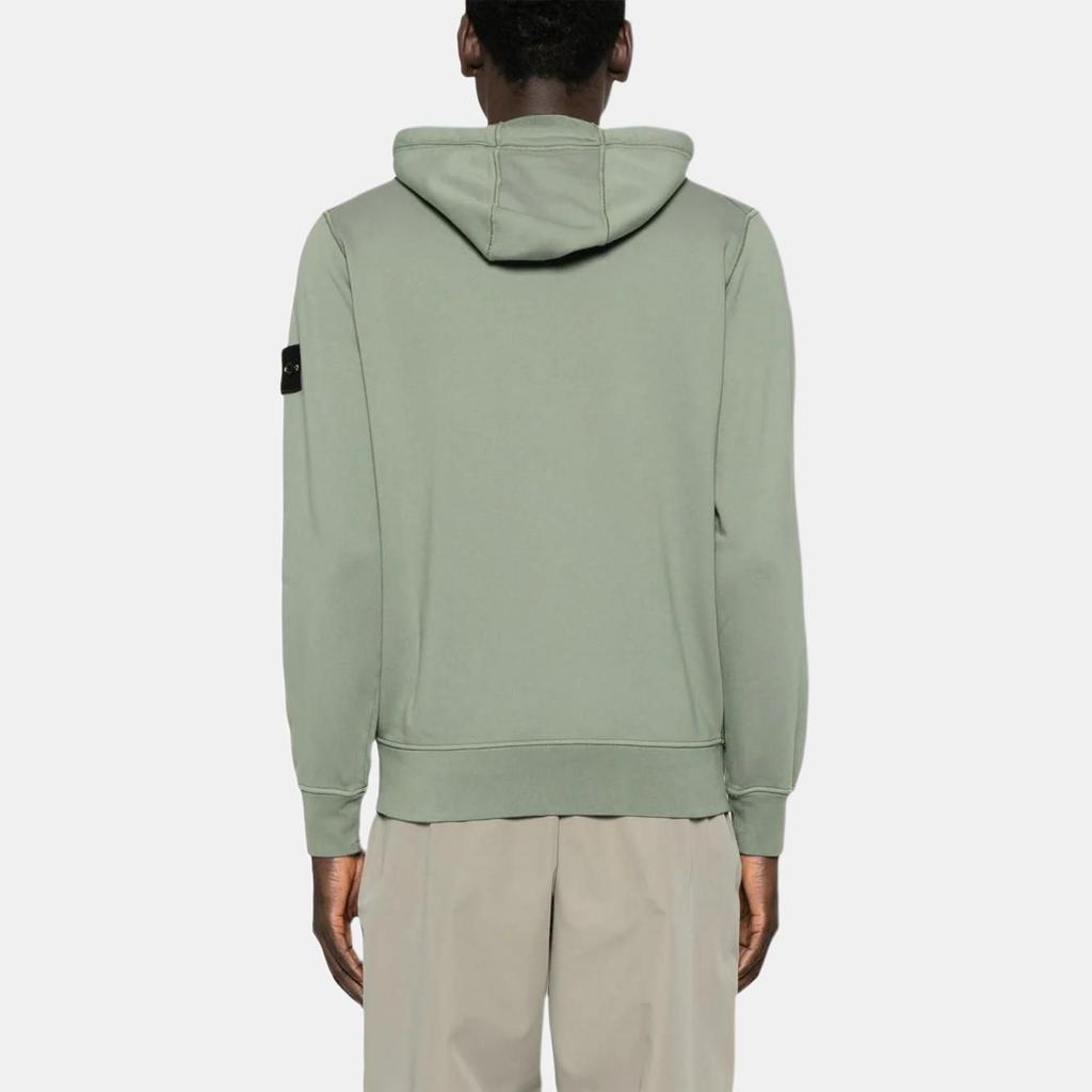 Stone Island Hooded Long Sleeve Solid Color Zip Jacket Men Jacket Green K1S156100042S0051-V0055